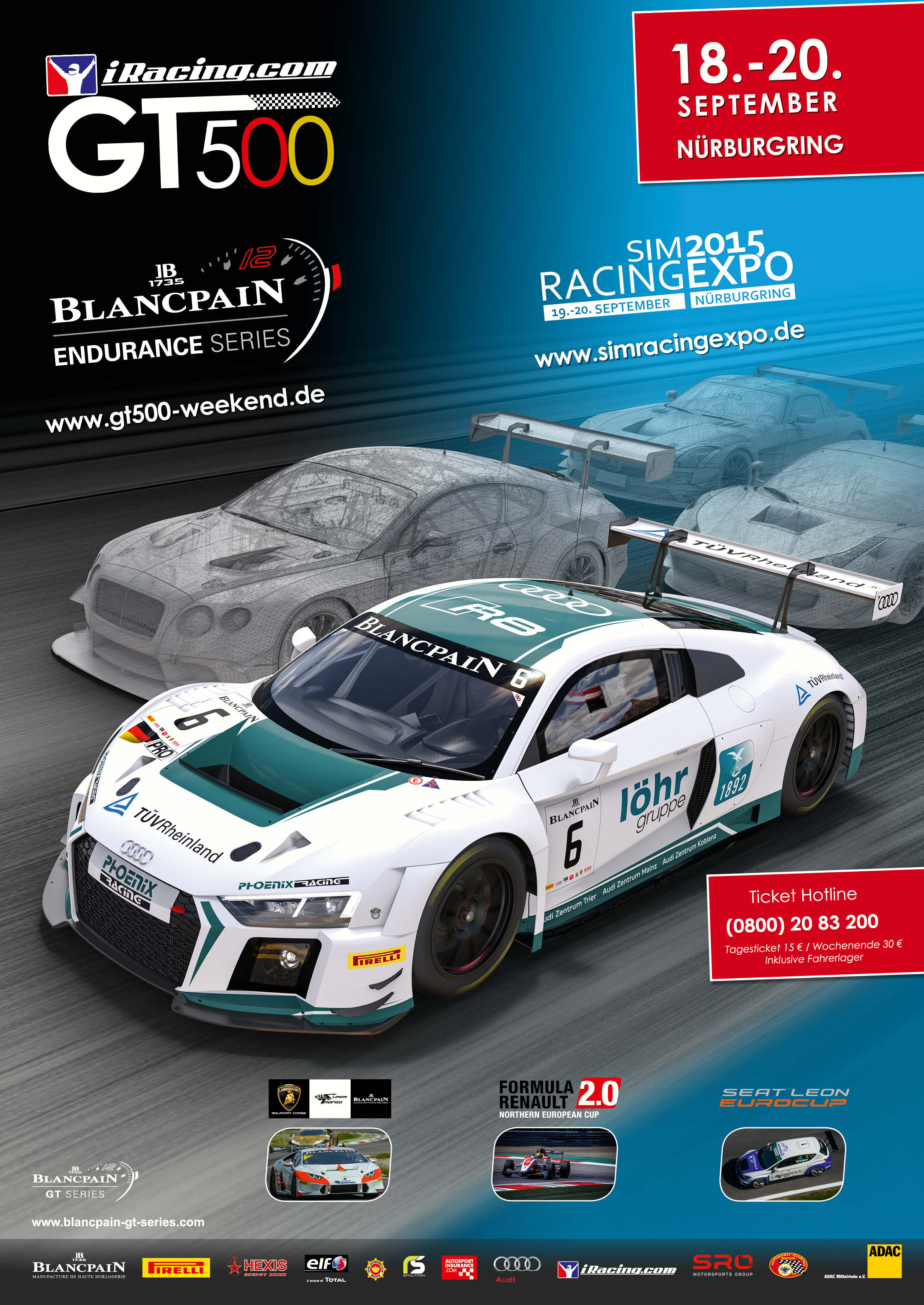 iRacing GT500 race will decide the 2015 Blancpain Endurance