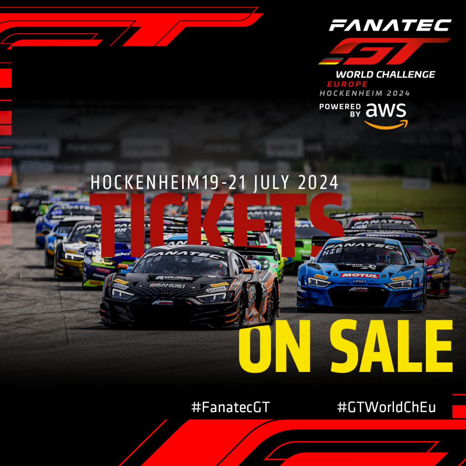 Tickets on sale now for 2024 Sprint Cup contest at Hockenheim Fanatec