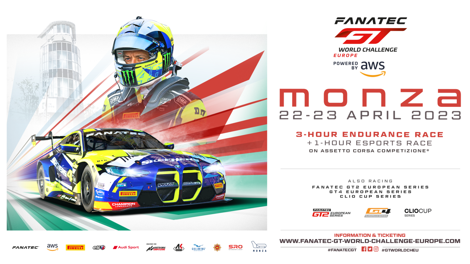 Fanatec GT Europe roars back into action with 55-car grid ready to tackle  Monza opener