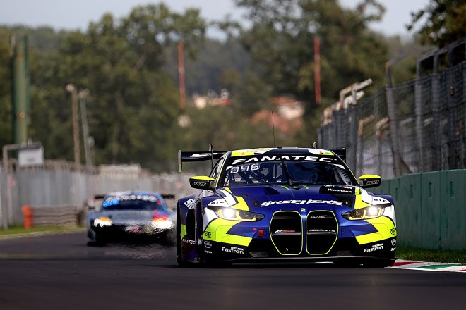 Team WRT BMW controls Thursday testing at Monza