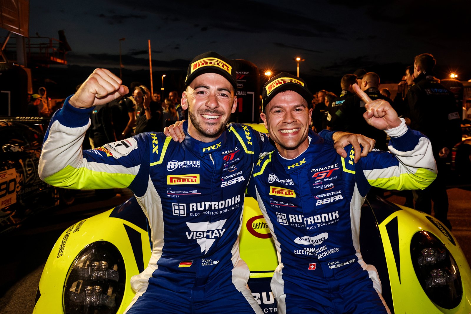 Rutronik Racing Porsche charges to maiden Sprint Cup victory under the lights at Magny-Cours