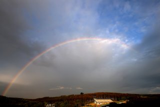 A rainbow over the circuit
 | SRO/JEP