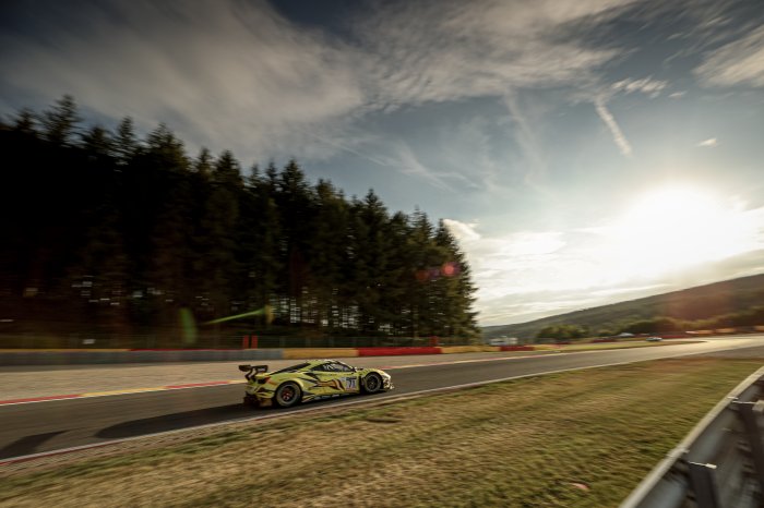 Pressure builds as sun rises over Spa-Francorchamps circuit