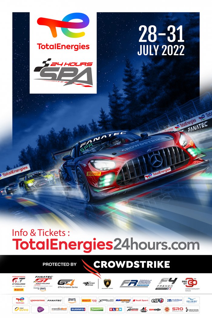 TotalEnergies 24 Hours of Spa excitement builds with launch of official poster and full event timetable